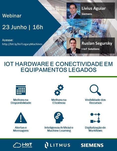 IoT Hardware e Conectividade em Equipamentos Legados é tema de webinar